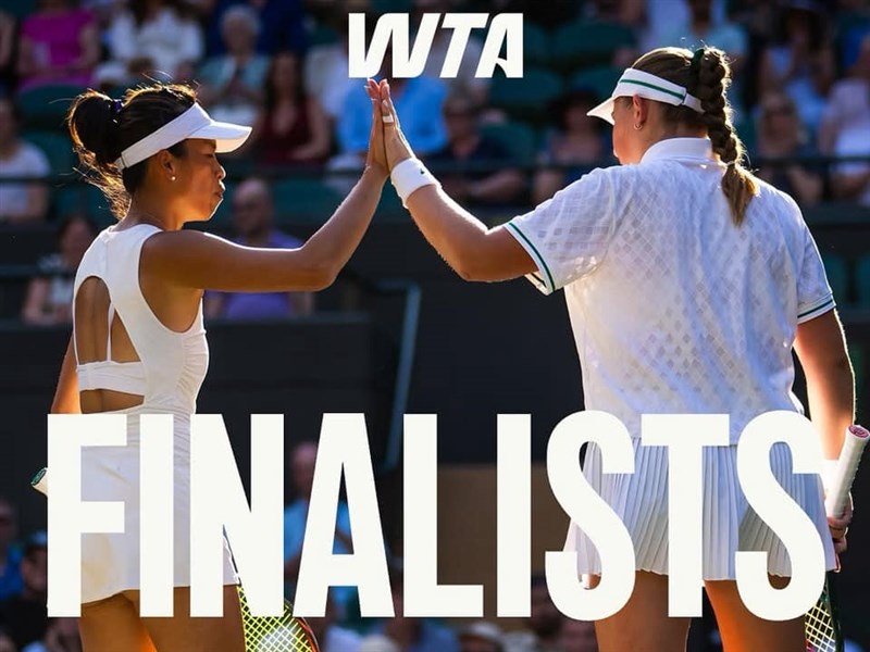 Taiwanese-Latvian duo advances to Wimbledon women's doubles final