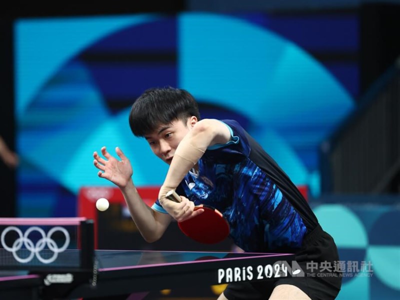 Taiwan's Lin Yun-ju wins bronze at table tennis world cup in Macau