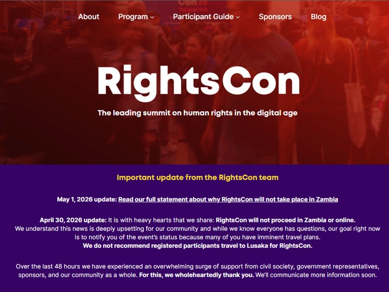 Excluding Taiwanese, moderating China content 'a red line': RightsCon