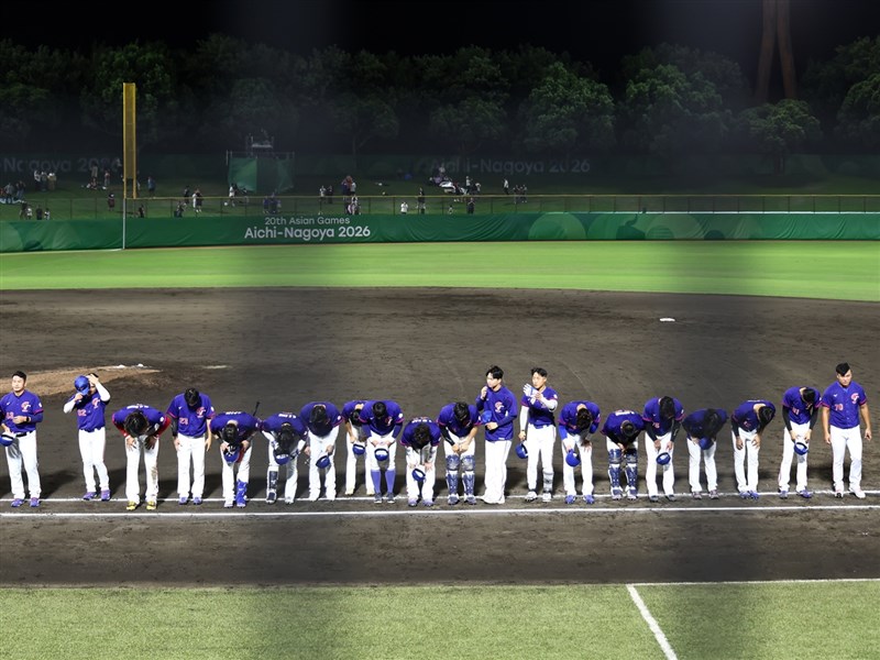 Taiwan falls 5-0 to S. Korea in Asian Games baseball opener
