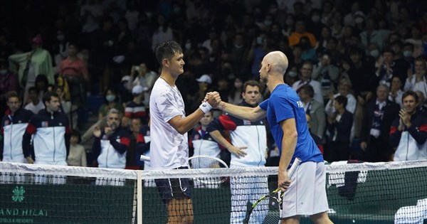 Taiwan a battu la France lors de la première journée de la finale de la Coupe Davis.