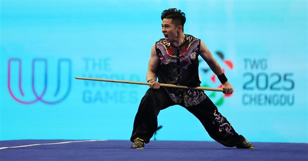 Taiwan's wushu athlete Liu Chang-min bags bronze at Chengdu World Games