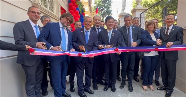 Taiwan FM makes rare Italy visit, opens renovated Rome office