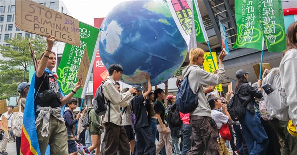 Taiwan activists call for higher carbon reduction target ahead of COP30