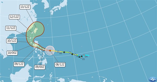 Typhoon Fung-Wong could trigger sea warning by Monday: CWA  focustaiwan.tw