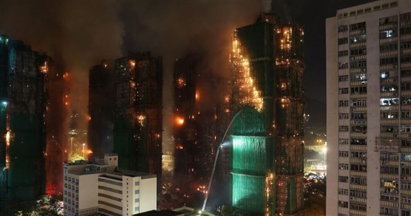 President Lai extends condolences to victims of deadly Hong Kong fire