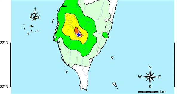 Continued aftershocks expected after 4 quakes shake southern Taiwan