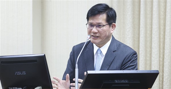 Foreign Minister Lin Chia-lung spotted near AIT headquarters