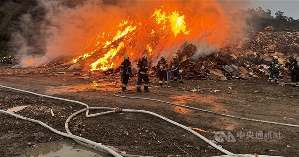 Taipei warns residents as landfill fire smoke drifts across districts