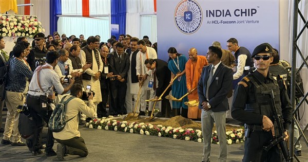 Foxconn, HCL break ground on NT$13.1 billion chip plant in India