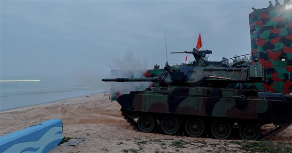 Taiwan simulates coastal combat, drone defense in Kinmen drills