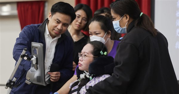 After long search, Filipino doctor brings wife to Taiwan for rare treatment