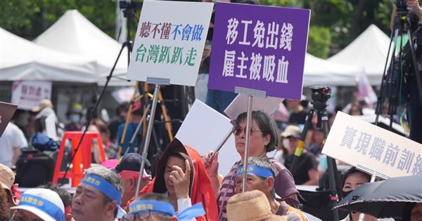 Families hiring migrant caregivers rally for more support, lower fees