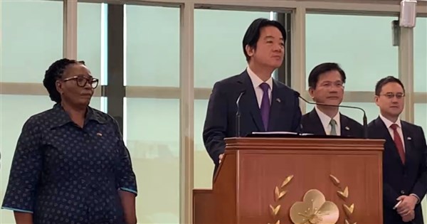 Taiwanese have right to engage with the world: Lai
