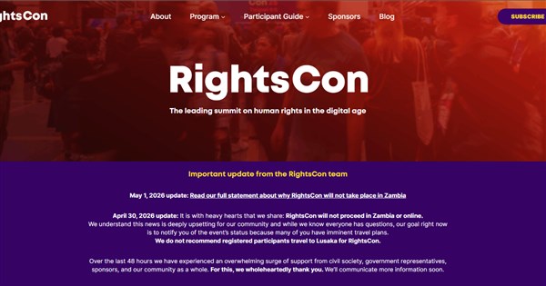 Excluding Taiwanese, moderating China content 'a red line': RightsCon