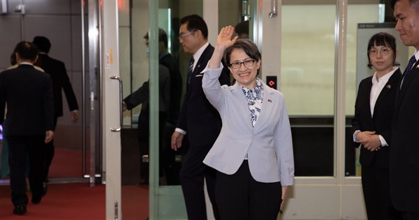 VP Hsiao sets off for 5-day visit to Palau