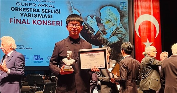 Taiwan's Chen Wei-chung places 1st in int'l conducting competition