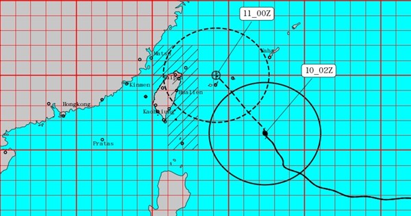 Land warning for Typhoon Bavi issued (Update) - Focus Taiwan