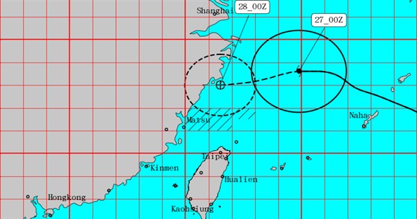 Taiwan issues sea warning for Typhoon Saudel - Focus Taiwan