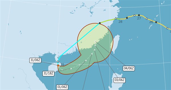 Tropical Storm Saudel to make a comeback, with little impact on Taiwan - ...
