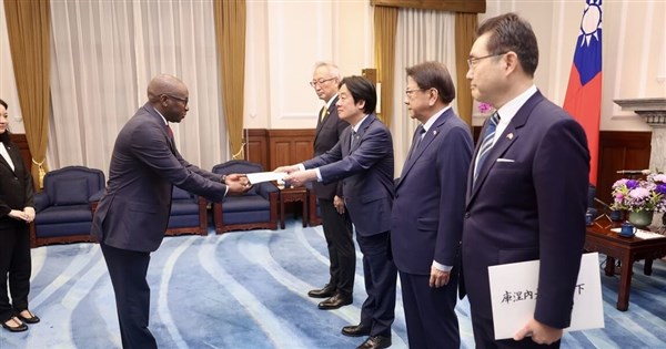 New Eswatini envoy pledges support for Taiwan's int'l participation