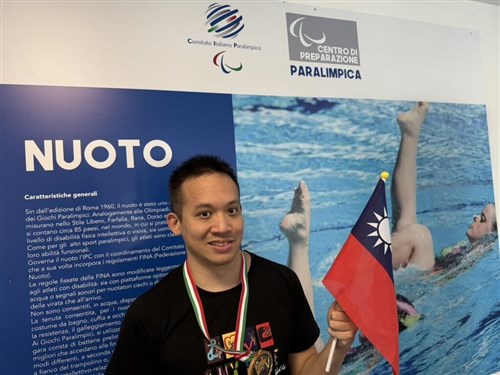 Seniman autis Taiwan raih juara kedua di kompetisi renang artistik di Roma