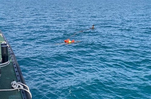 Kru asing kabur pasca diselamatkan saat terapung di Pelabuhan Taichung
