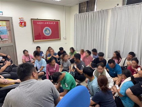 Sebanyak 60 orang ditangkap dalam penggerebekan imigran ilegal di Yilan