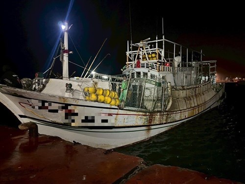 Kapal perikanan Tainan ditilang karena berlayar saat taifun