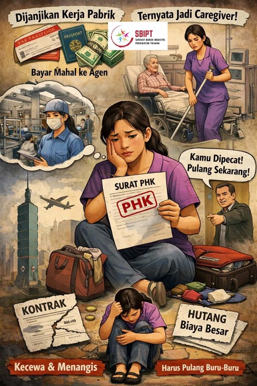 Dijanjikan kerja di pabrik dan bayar Rp72 juta, PMI datang ke Taiwan malah jadi perawat