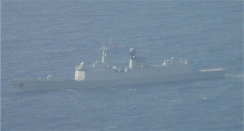 Kapal perang Tiongkok berlayar di dekat Penghu