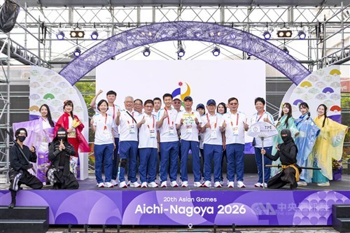 Menteri Olahraga Taiwan hadiri upacara pengibaran bendera Asian Games setelah penundaan satu jam