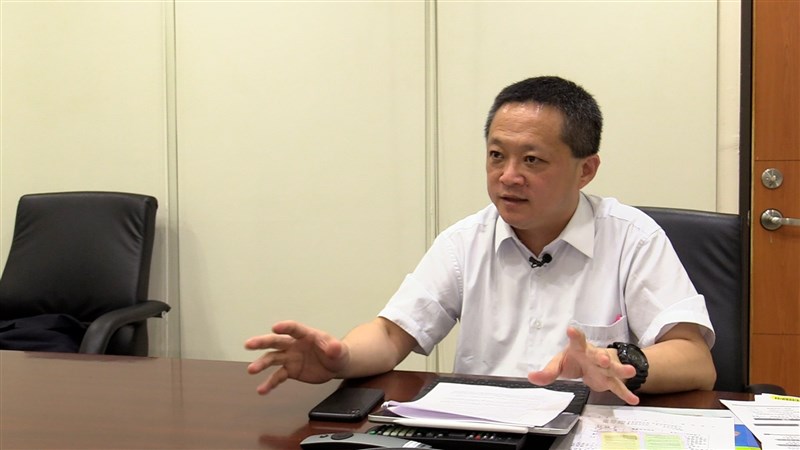 Spesialis Senior Direktorat Jenderal Perikanan, Chiu Yi-hsien ketika diwawancarai oleh CNA. (Sumber Foto : CNA Taipei, 2 Mei 2024)