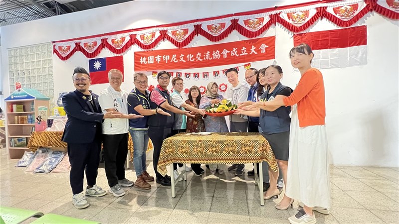 Acara peresmian pembukaan Asosiasi Interaksi Budaya Indonesia di Taoyuan, Sabtu. (Sumber Foto : CNA, 17 Agustus 2024)