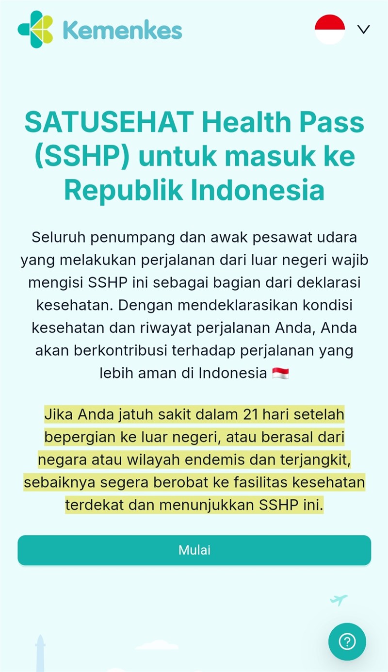 SATUSEHAT Health Pass. (Sumber Grafis : Situs web Kementerian Kesehatan Republik Indonesia https://sshp.kemkes.go.id/)