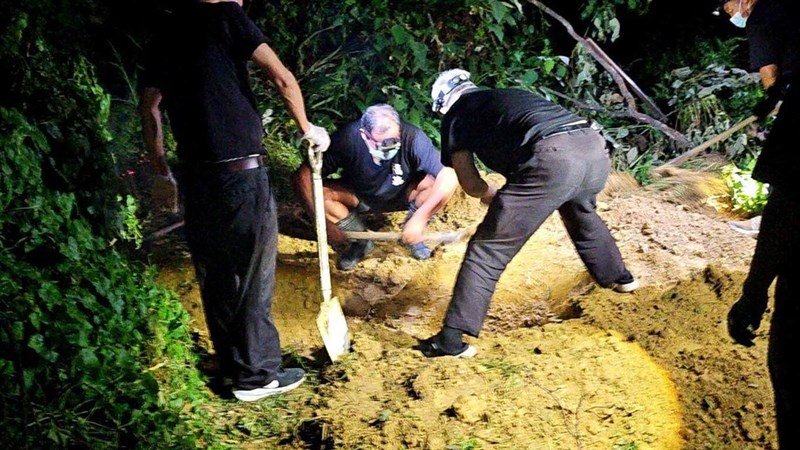 Kepolisian Miaoli berhasil menangkap tujuh orang tersangka atas kematian seorang pria asal Thailand. (Sumber Foto : Kepolisian)