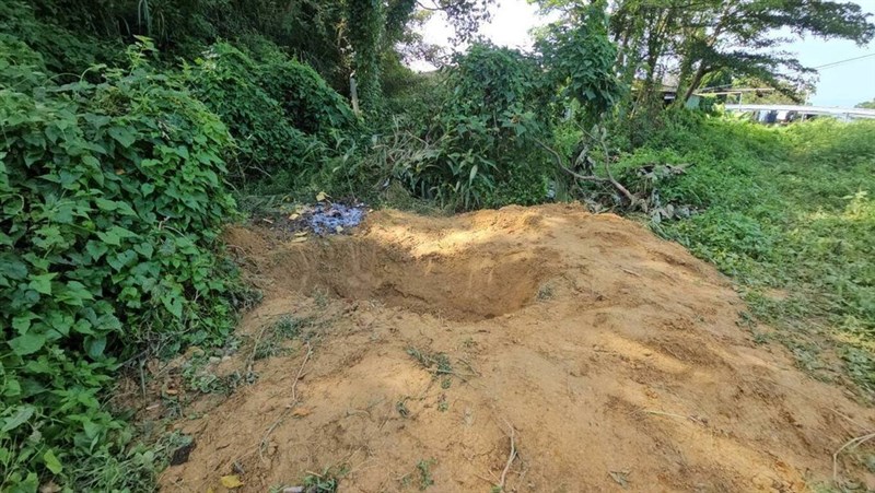 Lokasi tempat penguburan mendiang di Kabupaten Miaoli. (Sumber Foto : Kontributor pribadi)