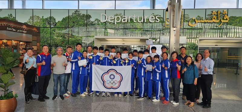 Para perwakilan Taiwan untuk Kejuaraan Dunia Junior Wushu 2024 di Brunei. (Sumber Foto : Kantor Ekonomi dan Budaya Taipei di Brunei Darussalam)