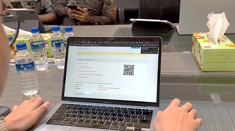 Hasil akhir setelah berhasil mendaftar, PMI profesional akan mendapat kode QR. (Sumber Foto : KDEI, 27 September 2024)