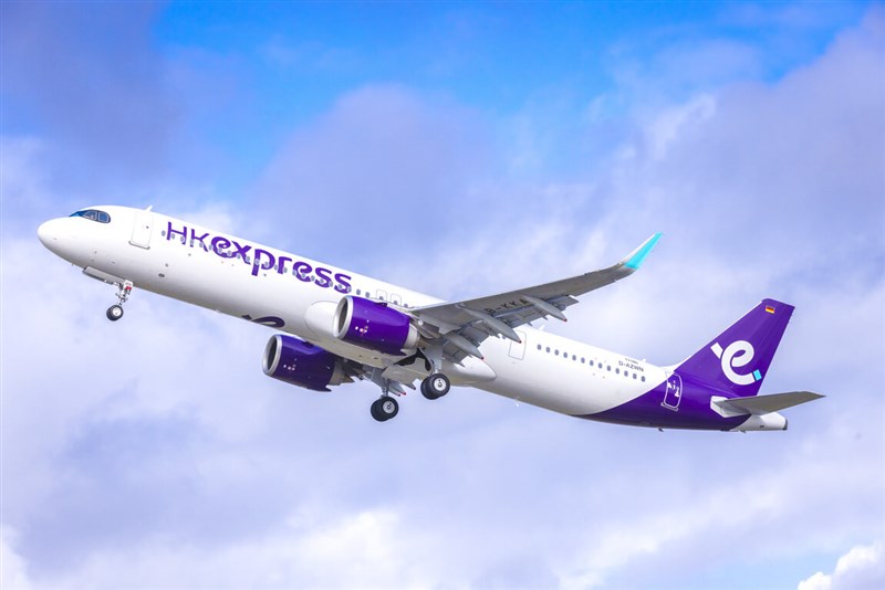 Sebuah pesawat dari HK Express Airways. (Sumber Foto : Pemerintah Kabupaten Hualien)