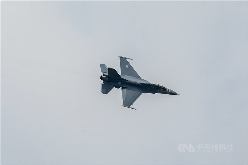 Sebuah jet F-16V. (Sumber Foto : Dokumentasi CNA)