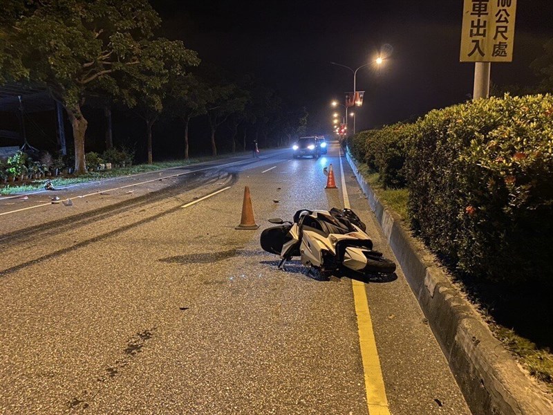 Kecelakaan di Kabupaten Hualien pada Selasa dini hari menewaskan satu orang dan membuat satu lainnya terluka. (Sumber Foto : Kontributor pribadi, 16 Oktober 2024)