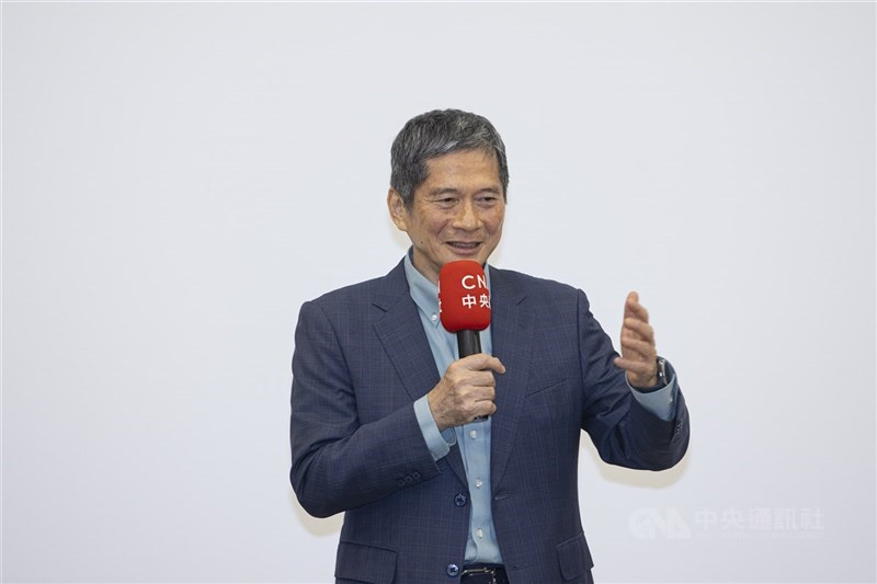 Ketua CNA, Lee Yung-te, dalam acara berbagi hasil program "Saya adalah Koresponden Luar Negeri" edisi ketujuh CNA hari Selasa. (Sumber Foto : CNA, 29 Oktober 2024)