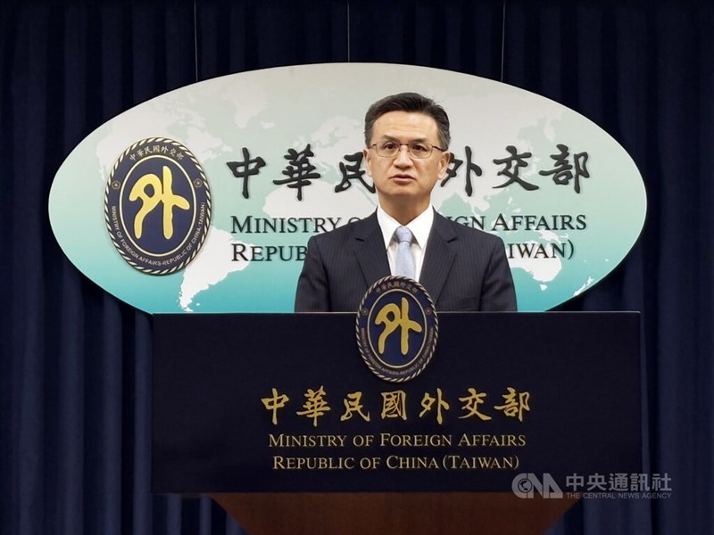 Juru bicara MOFA, Jeff Liu, pada konferensi pers Selasa pagi. (Sumber Foto : CNA, 5 November 2024)