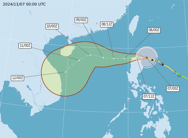 (Sumber Foto : Direktorat Jenderal Cuaca Pusat)