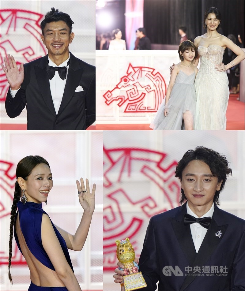 Para aktor dan aktris tiba di karpet merah pada Sabtu. (Sumber Foto : CNA, 23 November 2024)