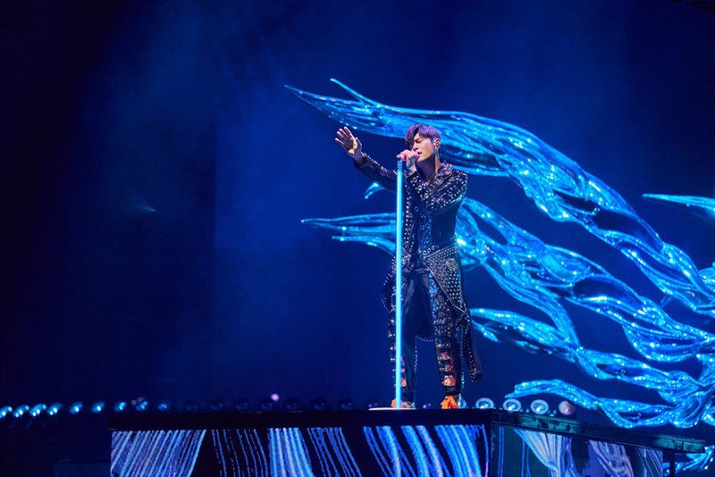 Jay Chou menggelar konser solo di Taipei Dome pada hari Kamis. (Sumber Foto : JVR Music). 