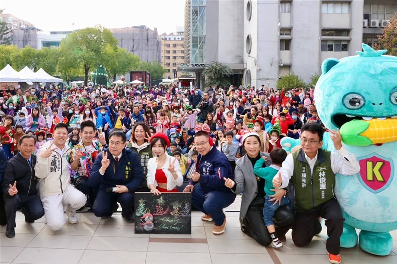Pemerintah Kota Tainan bersiap untuk menginisiasi konser Natal anak-anak pada Minggu. (Sumber Foto : Pemerintah Kota Tainan)