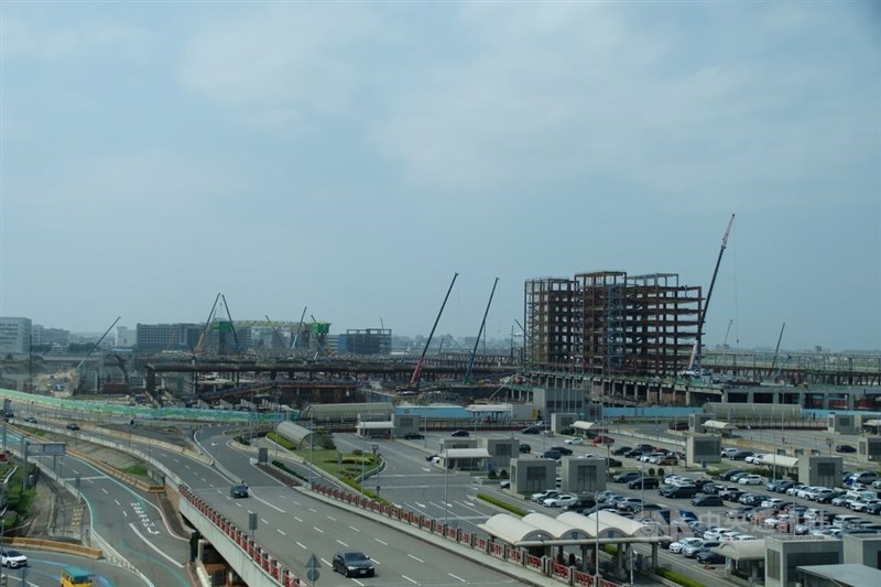 Pemandangan dari Menara Kontrol Bandara Internasional Taoyuan. (Sumber Foto : Dokumentasi CNA)