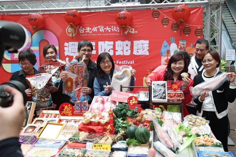 Pasar Tahun Baru Imlek tahunan Taipei akan menjadi acara bebas asap kali ini. (Sumber Foto : Kantor Perdagangan Kota Taipei)